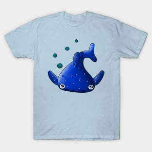 Kawaii Blue Whale T-Shirt